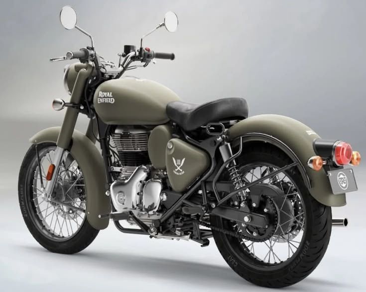 A motorcycle built in India